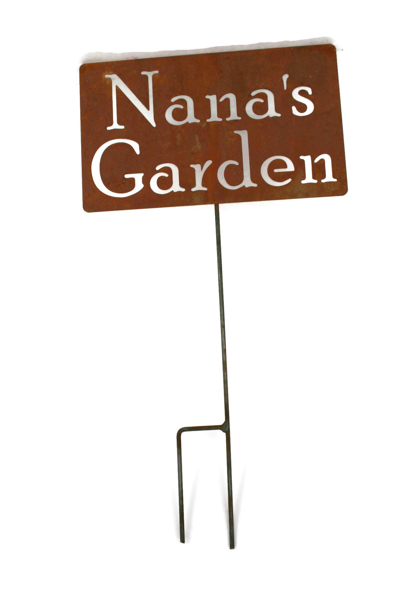 Personalized Family Name Garden Stake - 20 to 33 Inches Tall (Nana's Garden, Large 28