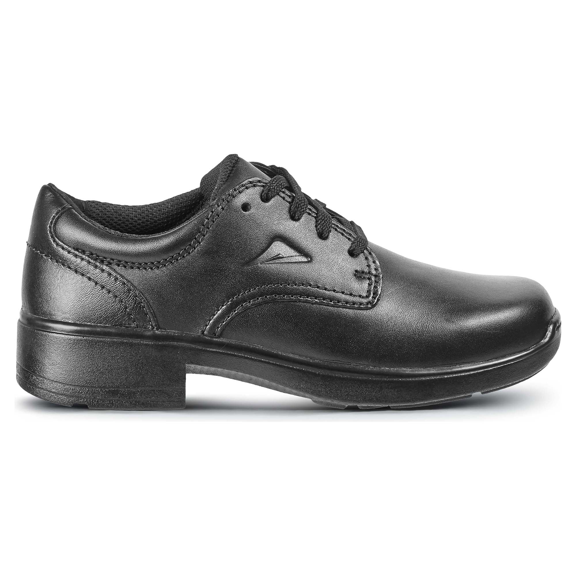 Adiva 2 Women's Senior School Shoes - Comfortable Black Leather School Shoes for Girls - Perfect for Classrooms, Daily Wear & School Activities
