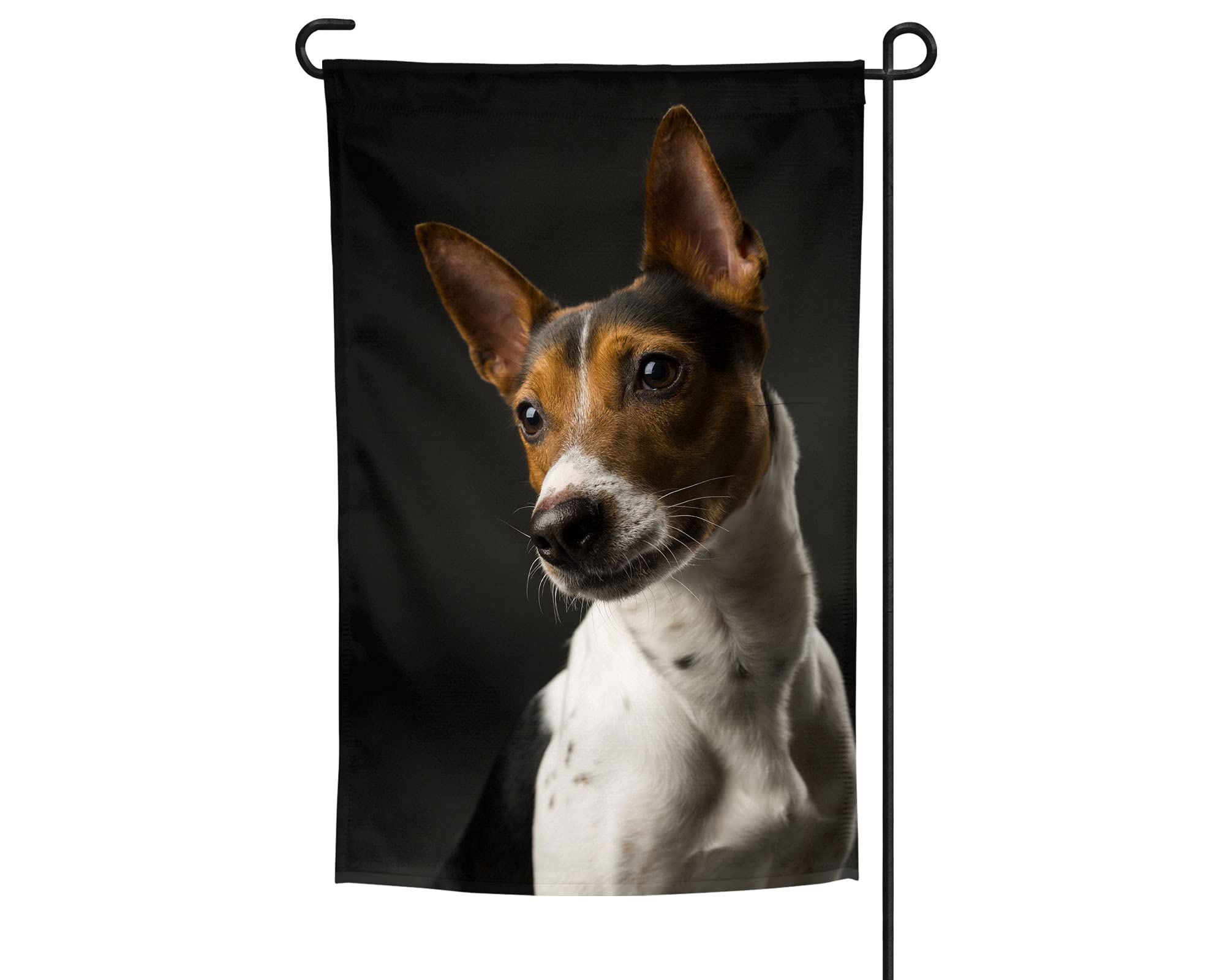 Rat Terrier Garden Flag - Cute Dog Lover Gift for Outdoor Decor, Yard & Patio - Durable & Weatherproof for Year-Round Display