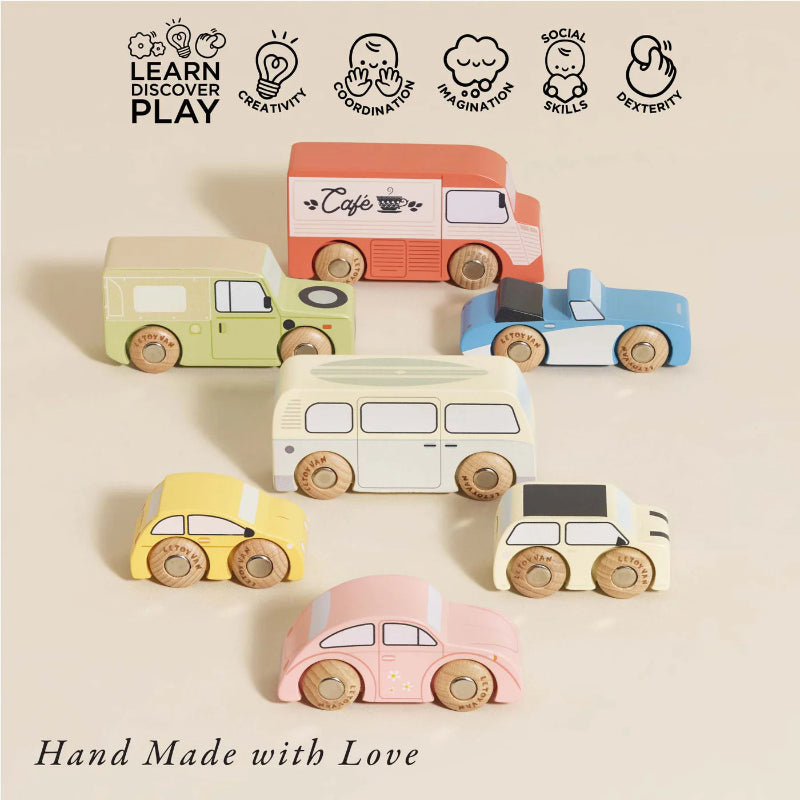 Vintage Classic Car Model Set - Collectible Diecast Toy Cars for Adults & Kids - Perfect for Display, Gifts & Playtime Fun