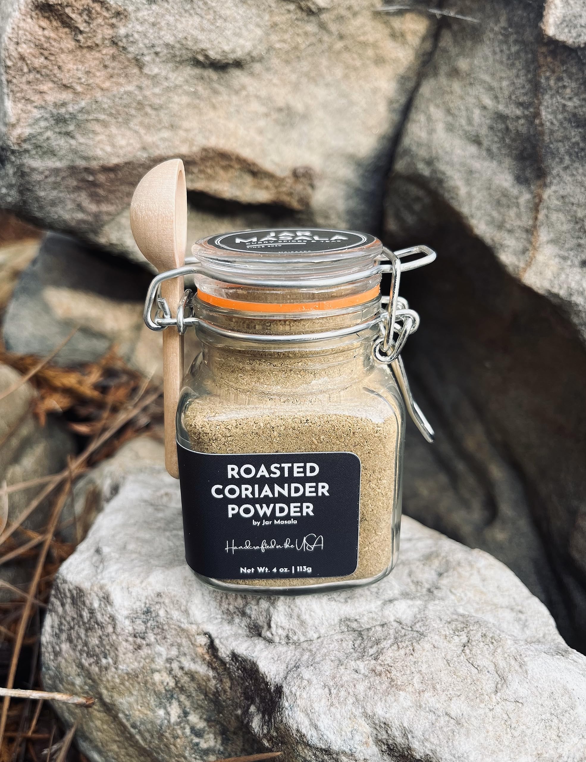 Premium Roasted Coriander Powder - 4 oz | Authentic Handcrafted Spice for Cooking, Baking & Seasoning | Perfect for Curries, Soups, Marinades & Homemade Dishes