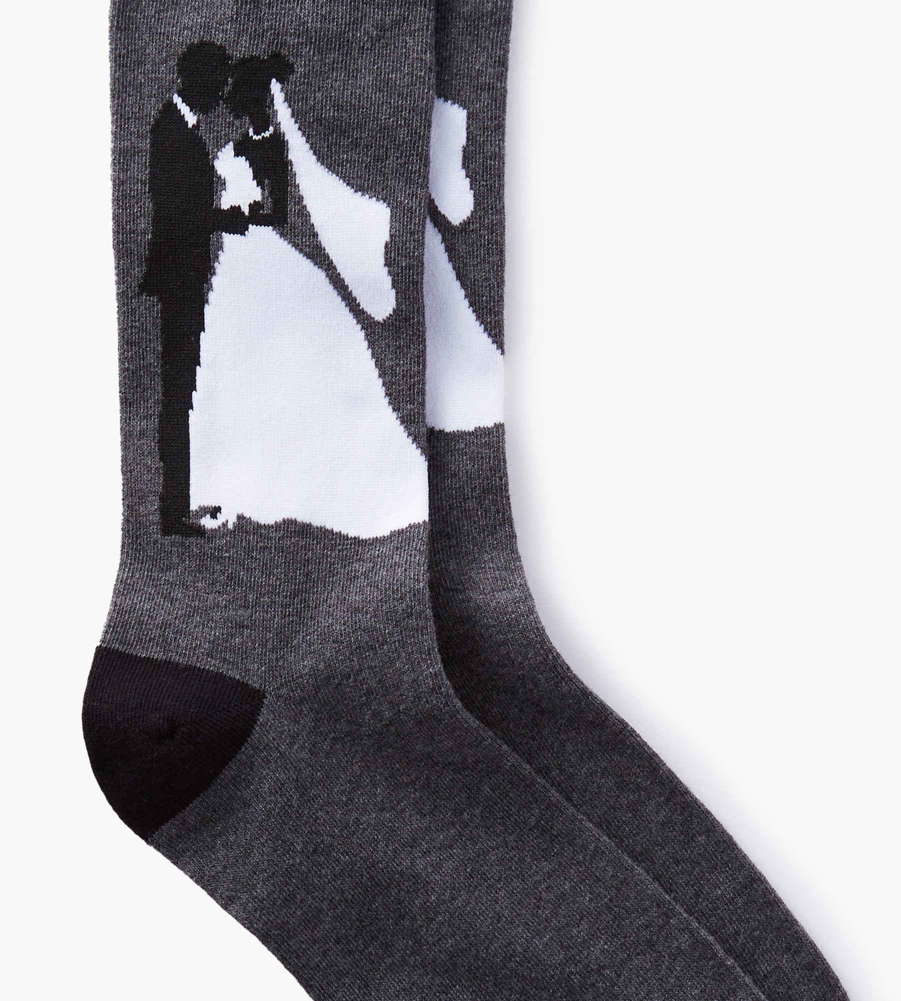 Bride & Groom Wedding Socks - Funny Couple Socks for Bridal Shower, Honeymoon & Anniversary Gifts - Perfect for Newlyweds & Couples