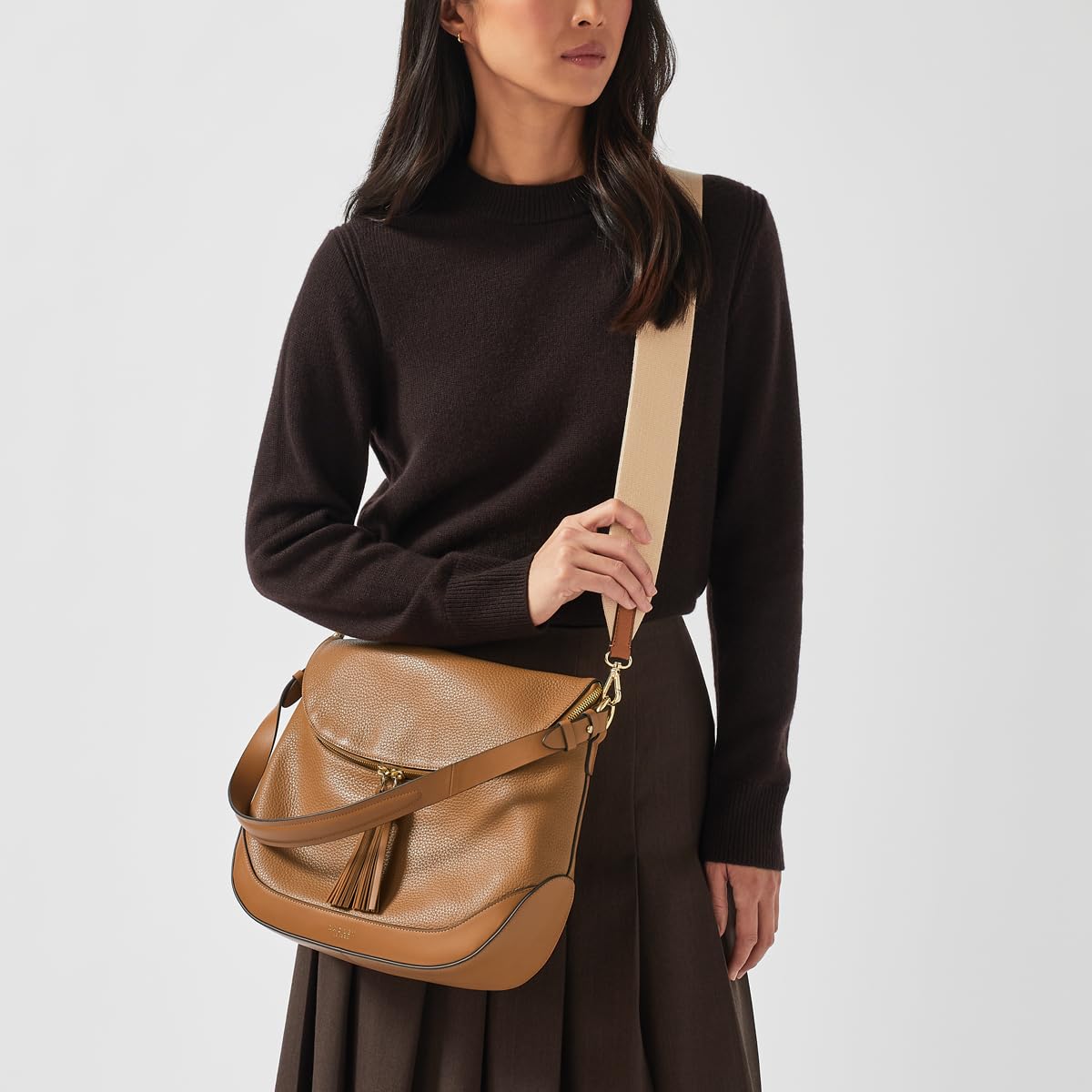RADLEY London Milligan Street Women's Leather Shoulder Bag - Medium Size Purse for Women - Stylish Crossbody Handbag for Work, Travel & Everyday Use