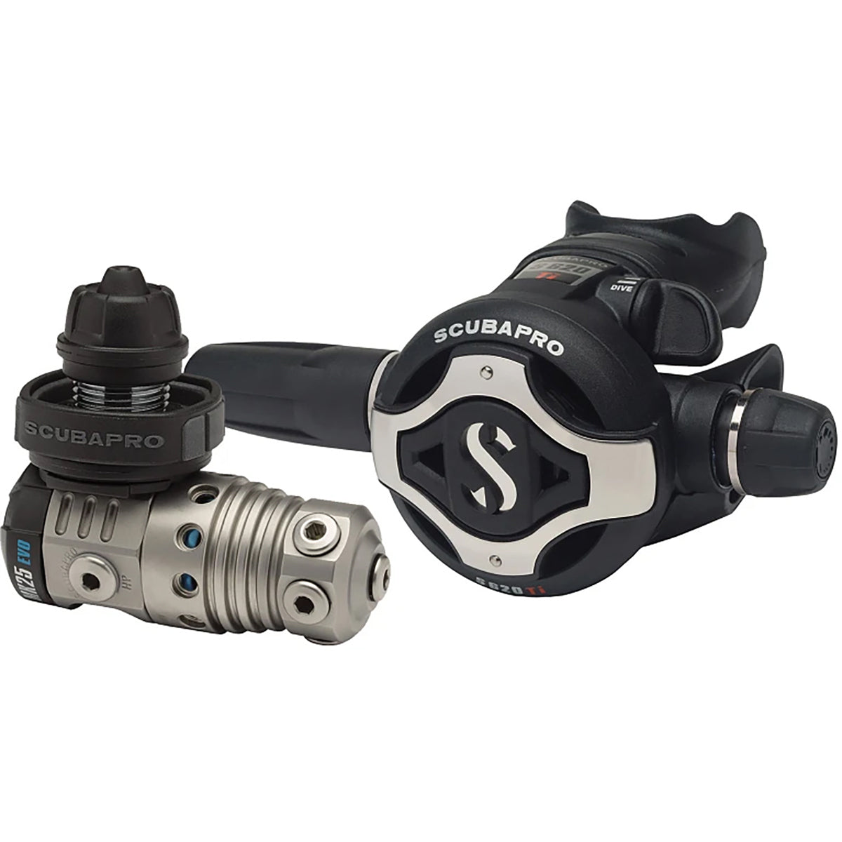 Scubapro MK25T EVO/S620 X Ti Regulator Set - Premium Titanium Scuba Diving Gear for Professional Divers | Ocean Exploration, Deep Sea Adventures
