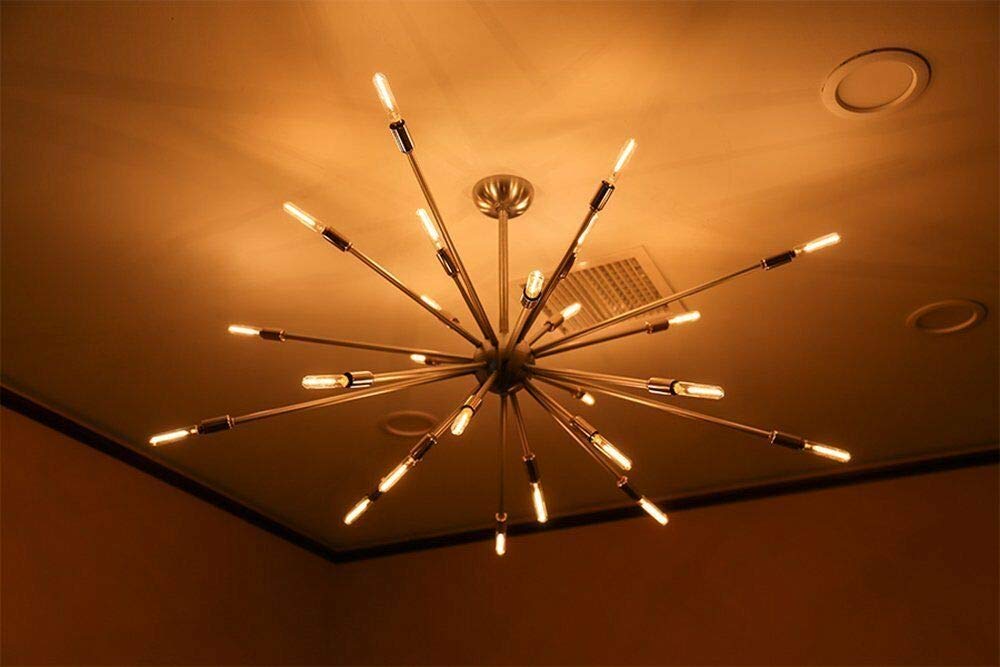 E12 LED Filament Bulb - 1W Dimmable Edison Light Bulb (4 Pack) - 2200K Warm White Candelabra Night Light - T20 Tubular Design - 10W Incandescent Replacement for Chandeliers, Sconces & Vintage Fixtures - Perfect for Bedroom, Living Room & Restaurant Ambiance Lighting