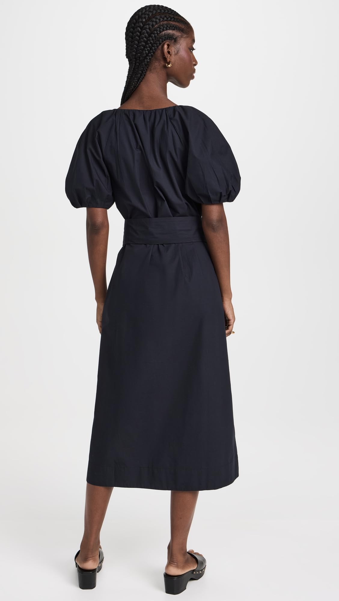 Mara Hoffman Women's Alora Puffy Sleeve Top Dress - Elegant Boho Chic Blouse for Casual Outings & Special Occasions