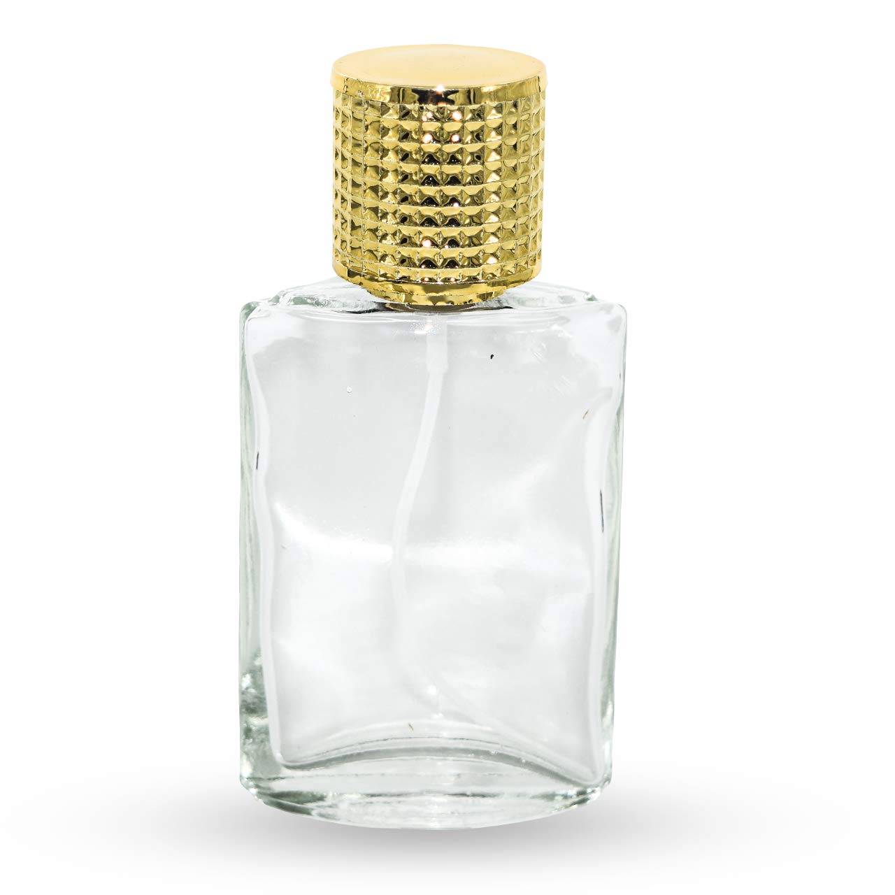 30ml Arabic Style Refillable Glass Bottle with Spray Pump & Cap - Perfect for DIY Perfume, Essential Oils, Blends & Rose Water - Ideal for Home Fragrance, Beauty Products & Aromatherapy