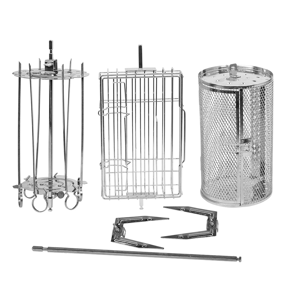 Electric Air Roaster Rotisserie Set for Chicken, Turkey & Meat - Perfect for Home Cooking, BBQ & Outdoor Grilling