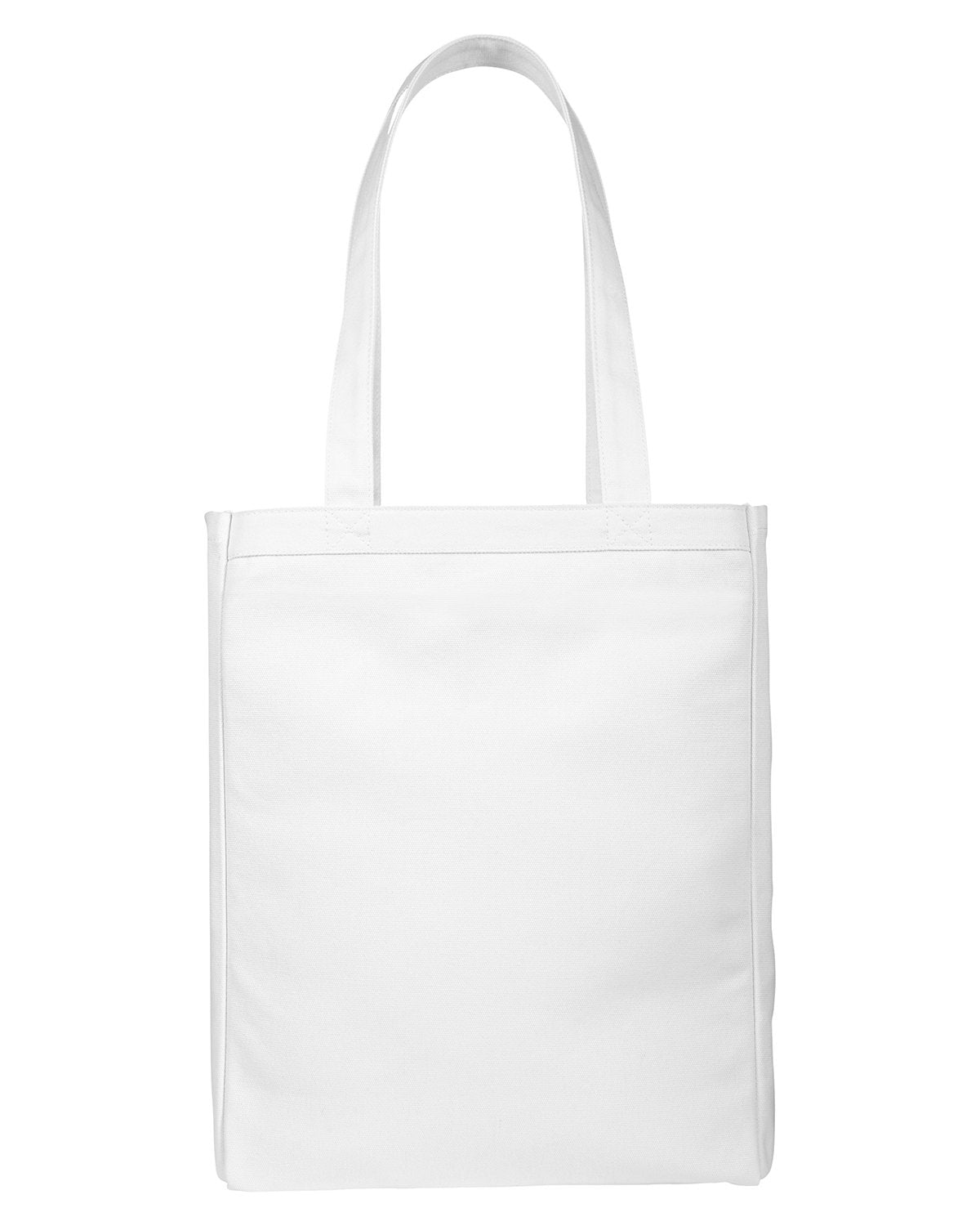 BAGedge BE008 Canvas Book Tote Bag - Large Durable Cotton Tote for Women, Work, School, Shopping & Beach (Stylish Carryall with Pockets)