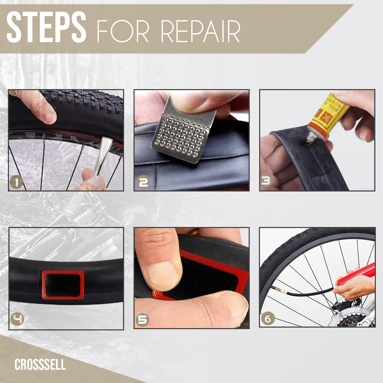 Premium Bike Tool Kit - 16-in-1 Bicycle Repair Kit with Seat Bag | Durable Mountain Bike Maintenance Tools for Road & Trail Riding | Perfect for Cycling Enthusiasts & DIY Repairs