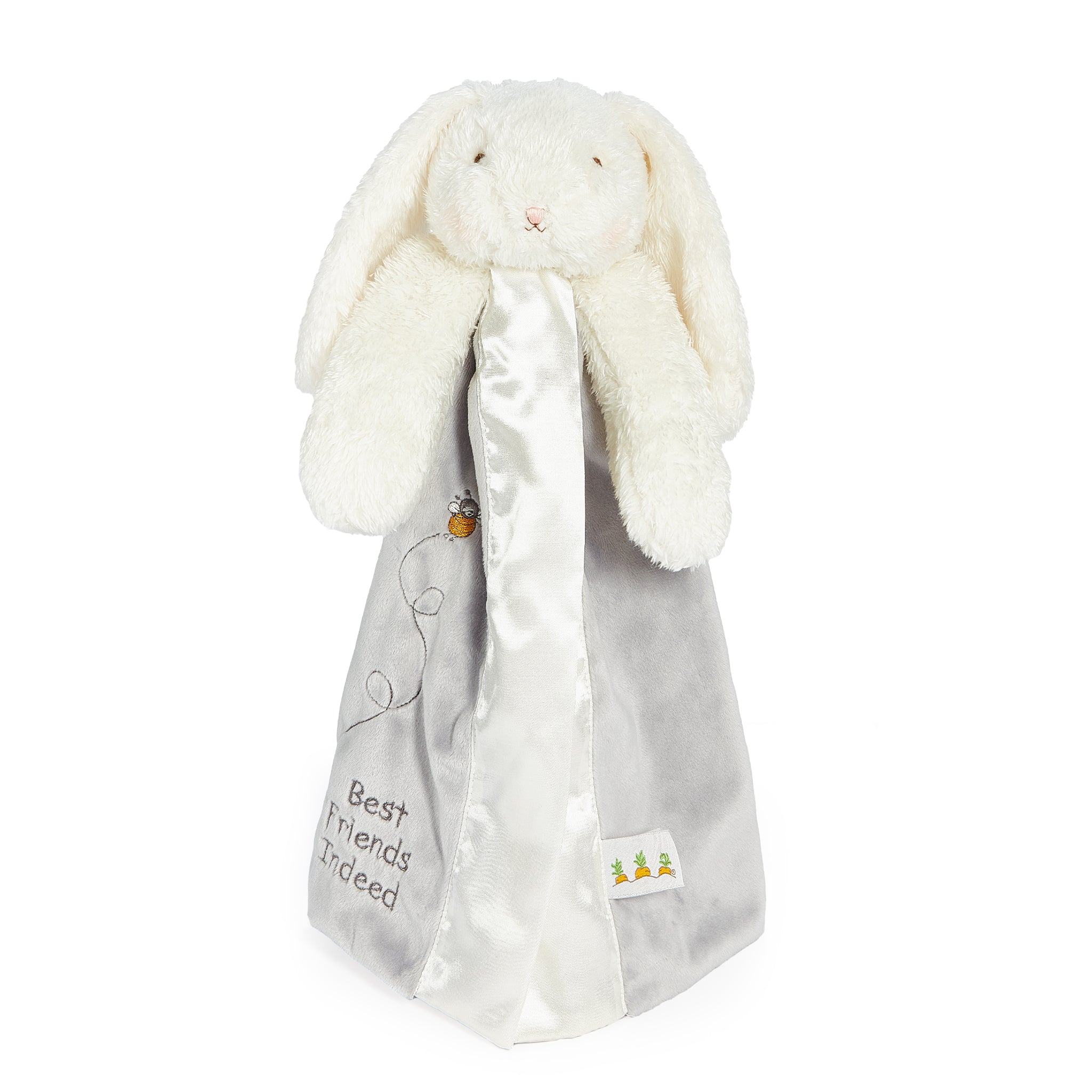 Bloom Bunny Buddy Blanket - Soft Plush Baby Security Blanket for Toddlers & Kids | Perfect for Naptime, Travel, and Comforting Anxiety