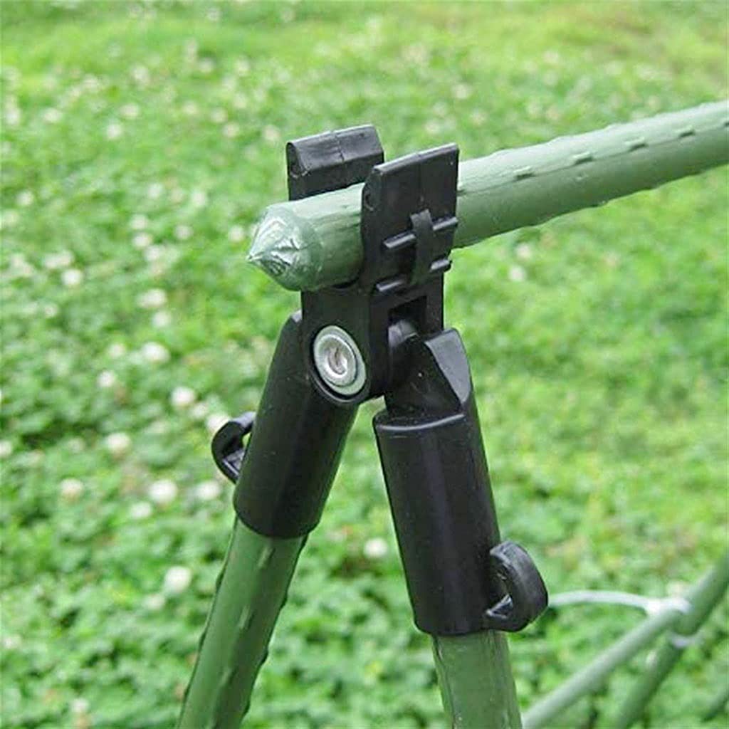 5PCS Garden Plant Support Clips - 20mm Steel Pipe Bracket for Climbing Vines, Flowers & Vegetables | Quick Setup Awning Pillar Accessories | Perfect for Tomato, Cucumber & Rose Plants in Backyard Gardens