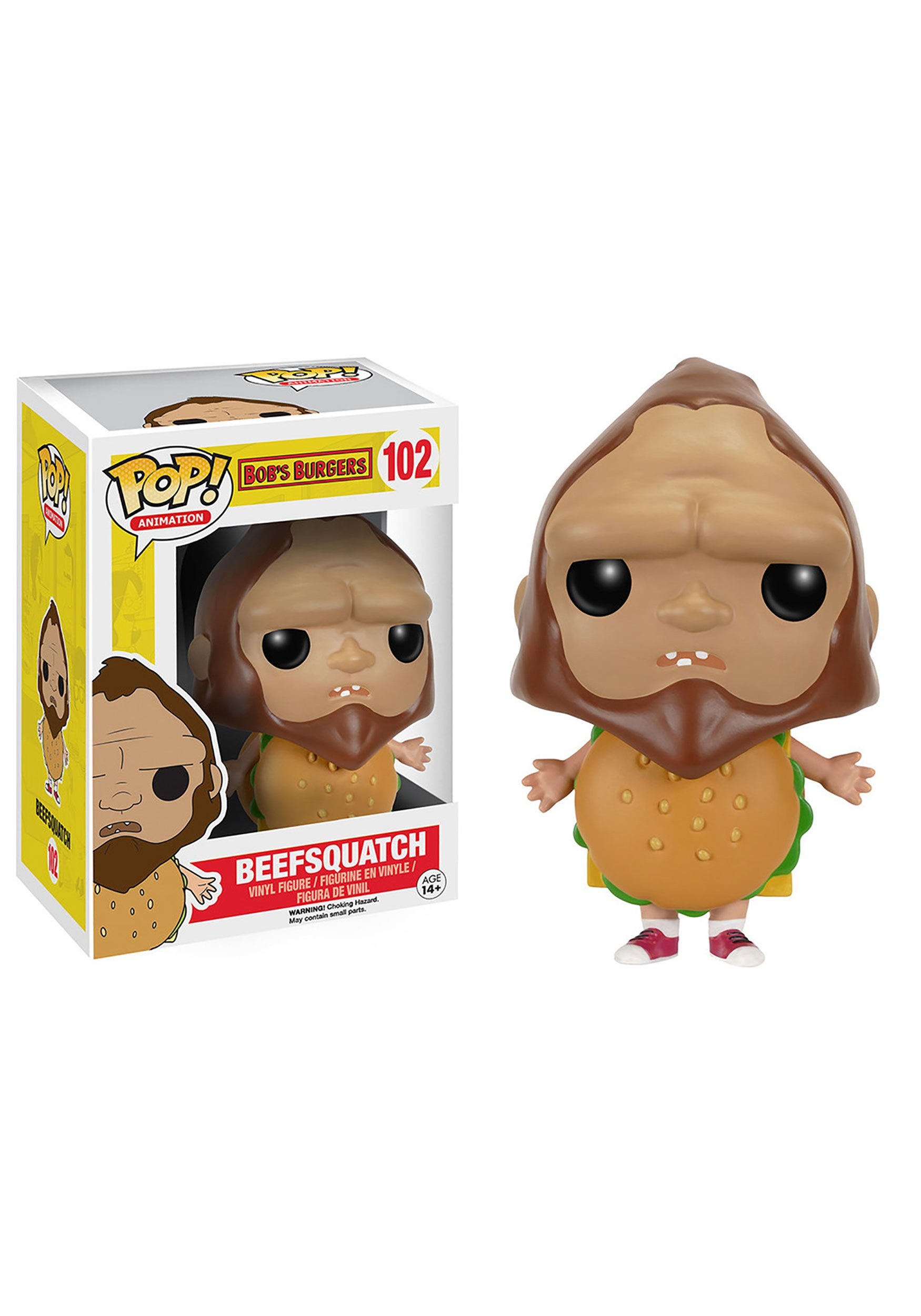Funko POP Animation: Bob’s Burgers - Beefsquatch Collectible Vinyl Figure | Limited Edition | Perfect for Display, Gifts & Pop Culture Fans