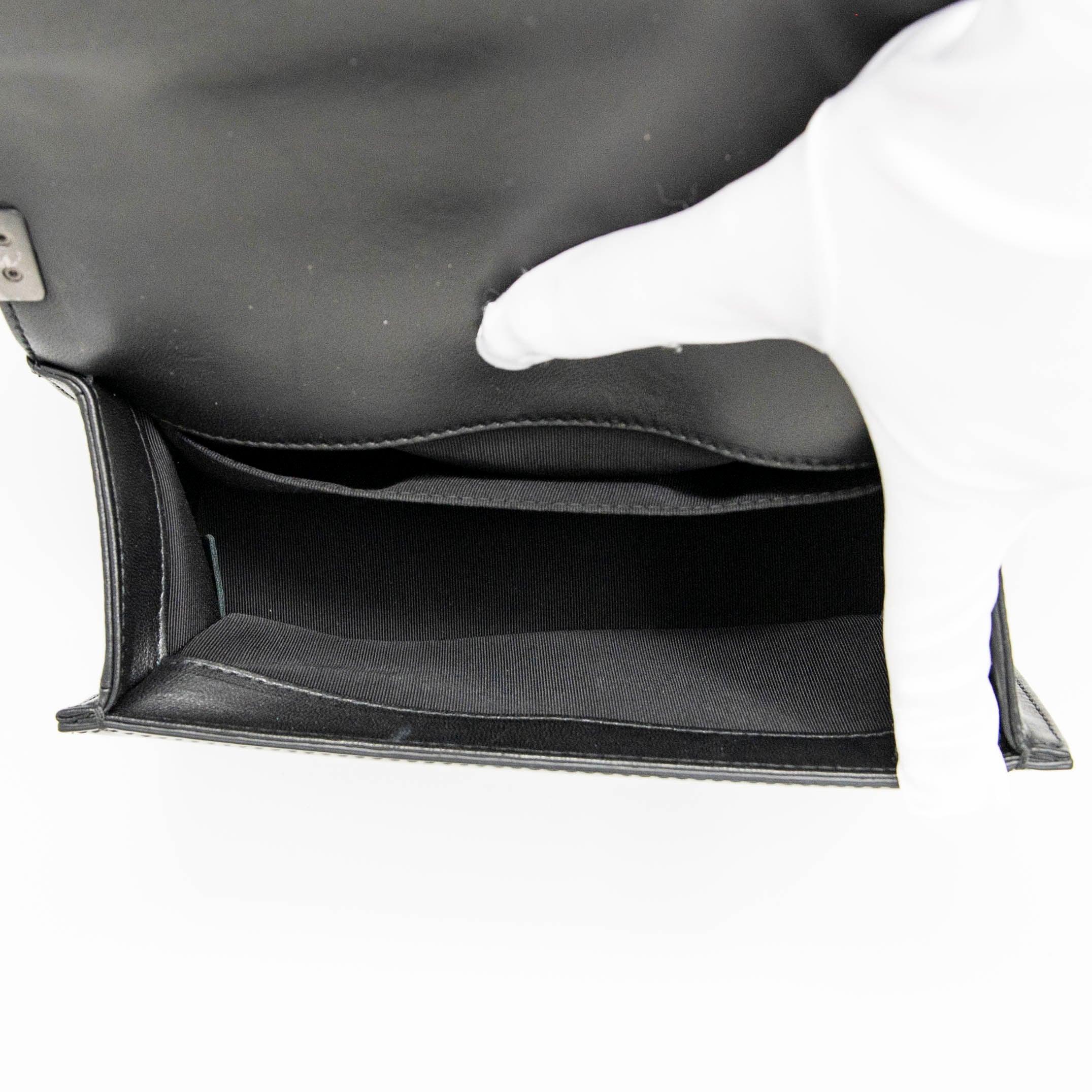 Chanel Black Patent Leather Small Boy Bag - Luxury Crossbody Handbag for Women, Perfect for Parties, Dates & Special Occasions