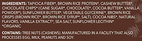 ALOHA Organic Plant-Based Protein Bar - Chocolate Chip Cookie Dough Flavor, 1.98 Oz (12 Pack) | Vegan, Gluten-Free, Non-GMO Snack for Workout Recovery, Healthy Breakfast & On-the-Go Energy