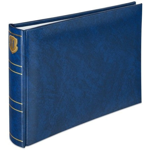 Henzo BASIC LINE White Page Album 21.5x16cm (8.5x6.3 inches) Blue - Perfect for Scrapbooking, Photo Collections & Art Projects