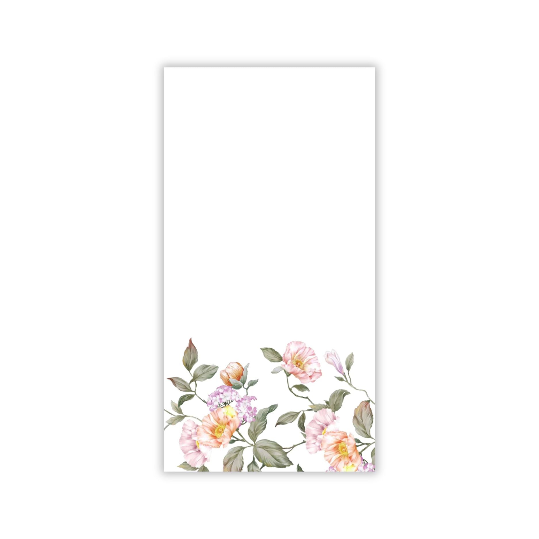 Premium Disposable Linen-Like Paper Guest Towels - 16 Pack Vibrant Floral Design | Perfect for Parties, Weddings & Upscale Events