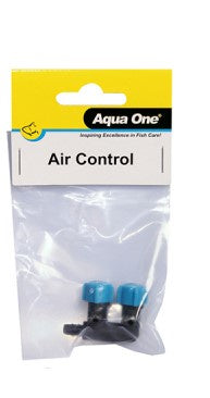 Aqua One Gangvalve 2 Way - High Quality Plastic Water Flow Control Valve for Aquariums & Fish Tanks - Perfect for Freshwater & Saltwater Systems