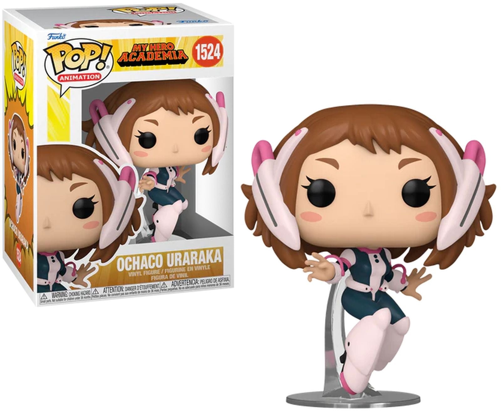 Funko Pop My Hero Academia Ochaco Uraraka (Uravity) #1524 Collectible Vinyl Figure - Perfect for Anime Fans, Gift for Collectors, Office & Home Decor