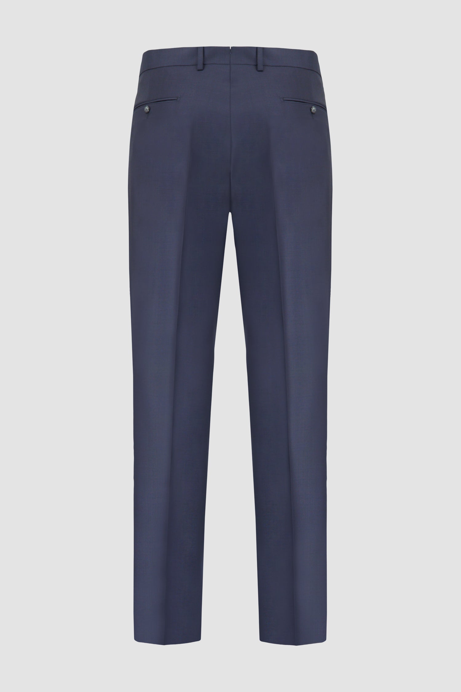 Barba Napoli Navy Blue Long Suit for Men - Premium Italian Tailored Business Suit for Weddings, Office & Formal Events