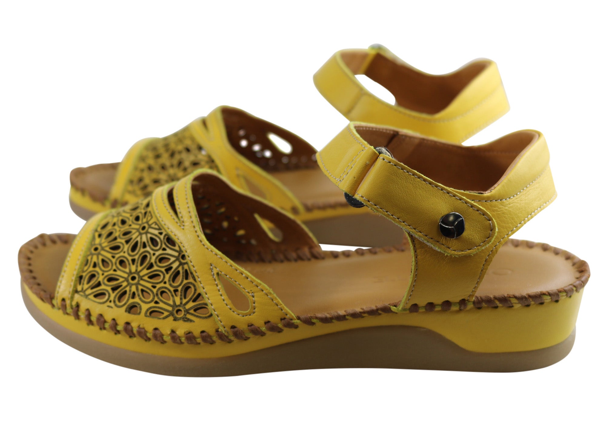 Orizonte Noble Women's European Comfortable Leather Sandals - Stylish Summer Walking Shoes for Beach, Vacation & Casual Outings