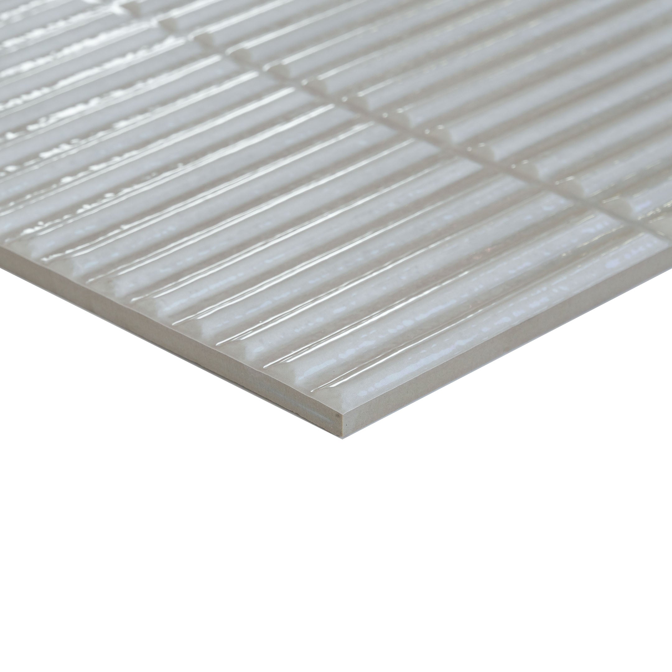 3D Curve Kit Kat Miley Fluted Tiles - Modern Homey Stripes Design for Kitchen Backsplash & Bathroom Wall Decor