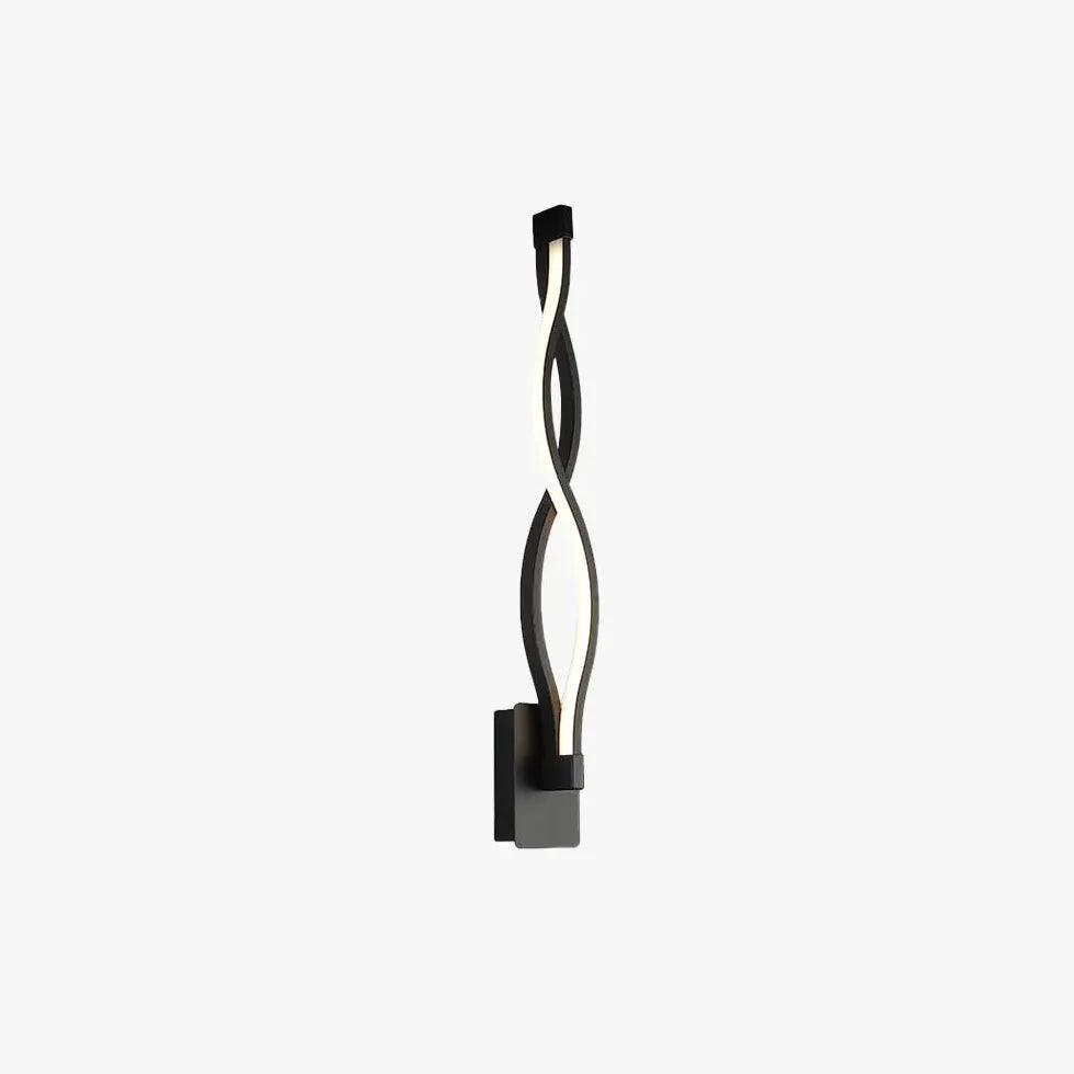 Modern LED Wave Styling Wall Lights - Sleek & Energy-Efficient Home Decor for Living Room, Bedroom, or Hallway