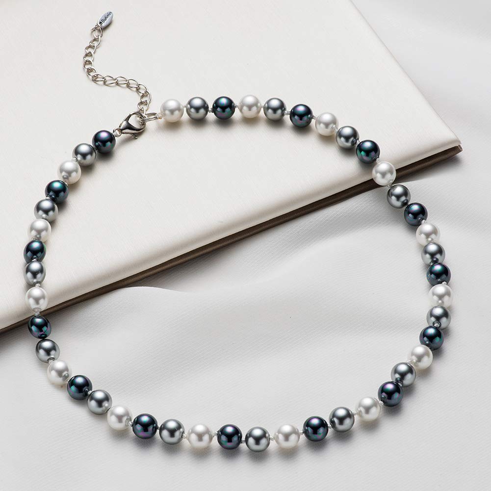 Elegant Beaded Pearl Choker Necklace for Women - Fashion Jewelry Birthday Gift | Perfect for Weddings, Parties & Special Occasions