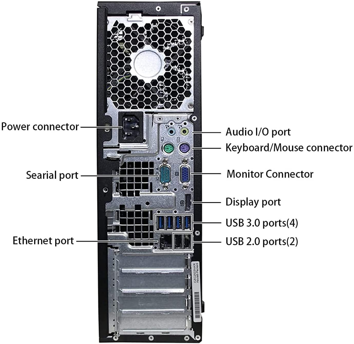 HP Elite Desktop Computer PC - Intel Core i5 3.1GHz, 16GB RAM, 2TB HDD, 22