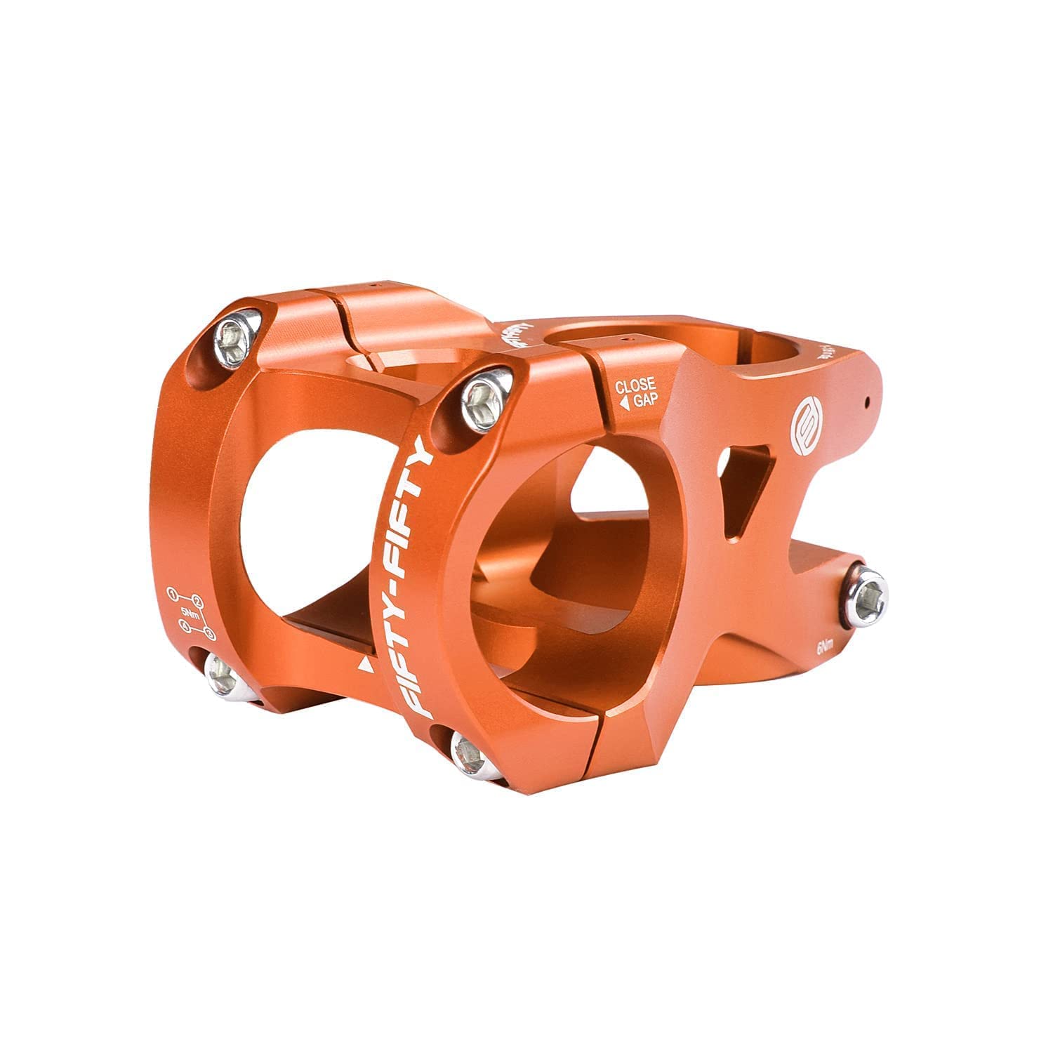 High-Performance FIFTY-FIFTY Aluminum Alloy Mountain Bike Stem - 1-1/8