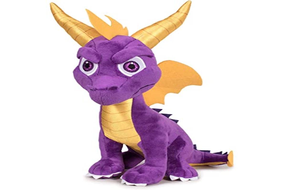 Spyro The Dragon 27-Inch Plush Stuffed Animal - Soft & Cuddly Dragon Toy for Kids, Collectors & Gamers - Perfect for Bedtime, Gifts & Spyro Fan Decor