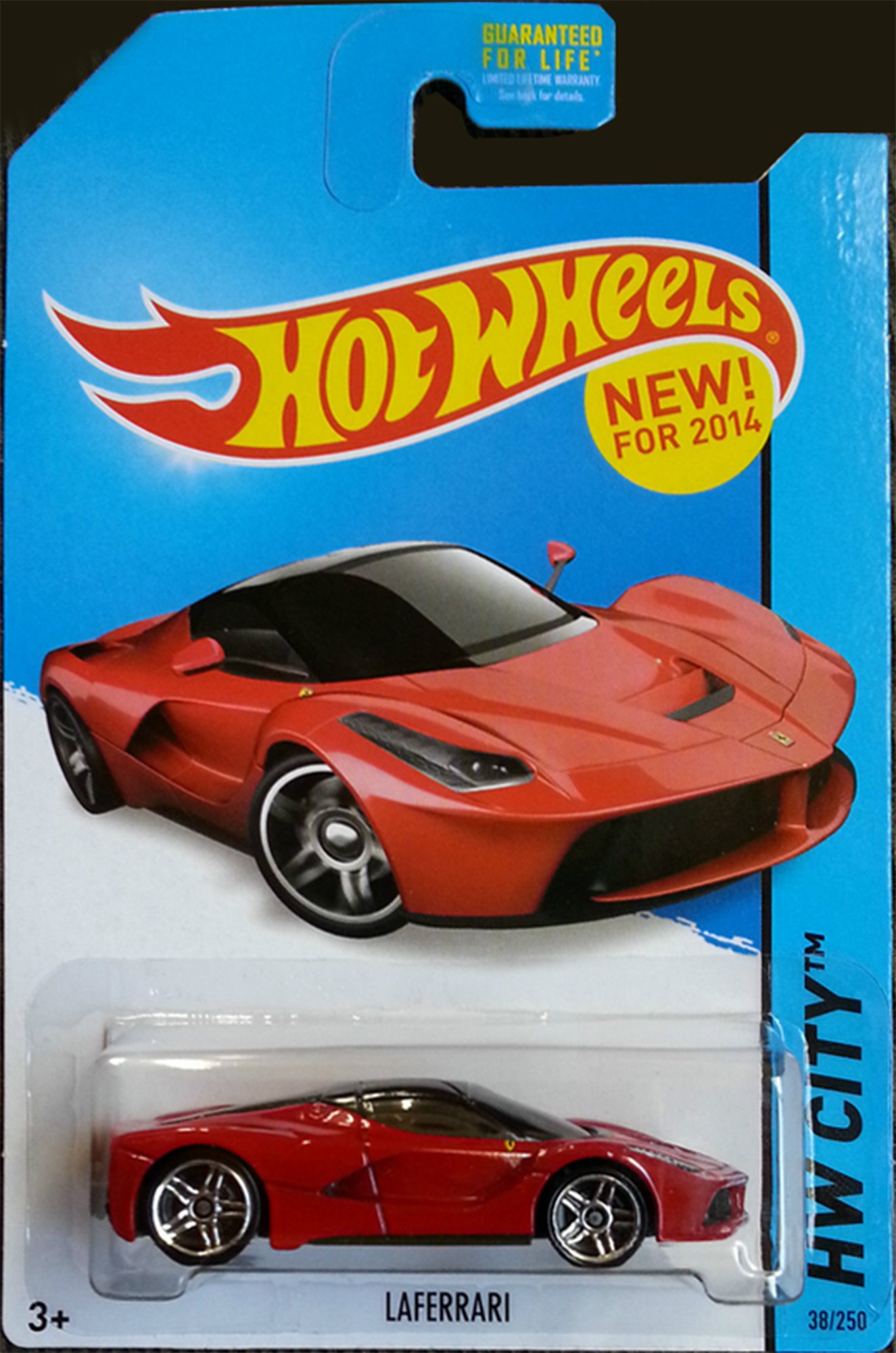 Hot Wheels 2014 LaFerrari 1:64 Scale Die Cast Metal Toy Car - Red Collectible Model with Real Riders | Perfect for Display, Gifts, and Racing Play