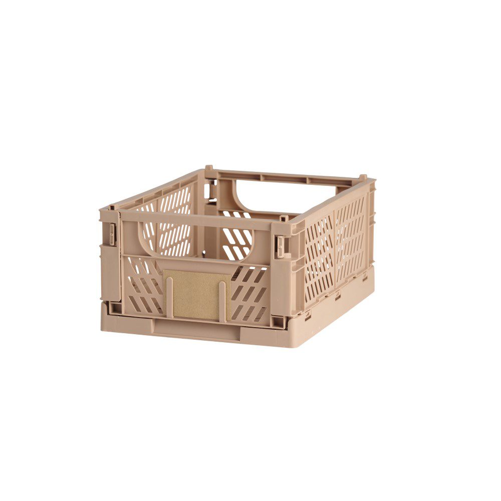 DESIGNSTUFF Slant Collapsible Storage Crate Medium 13