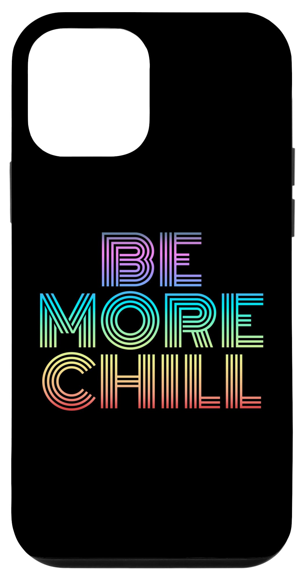Retro 70s Vintage Rainbow Case for iPhone 12 Mini - Colorful Protective Phone Cover for Music Festivals & Hippie Style Lovers