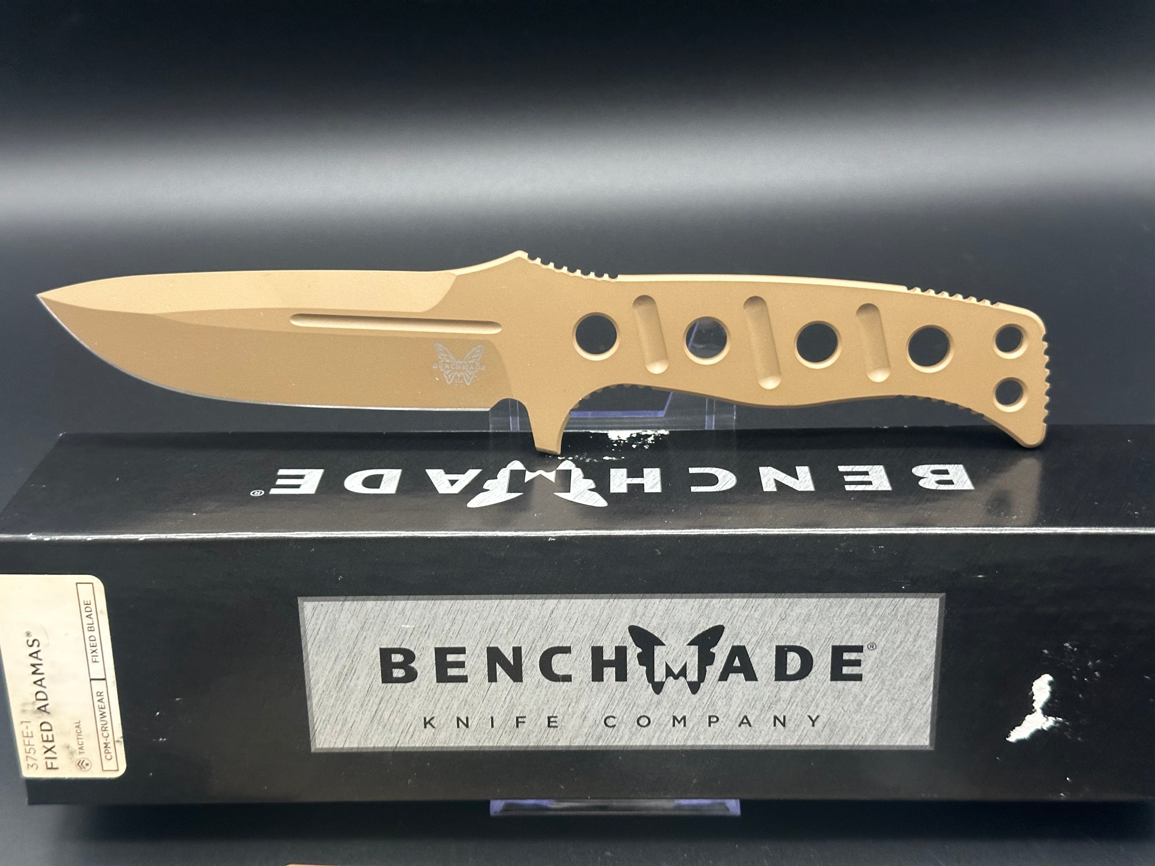 Benchmade 375FE Fixed Adamas Fixed Blade Knife - 4.2