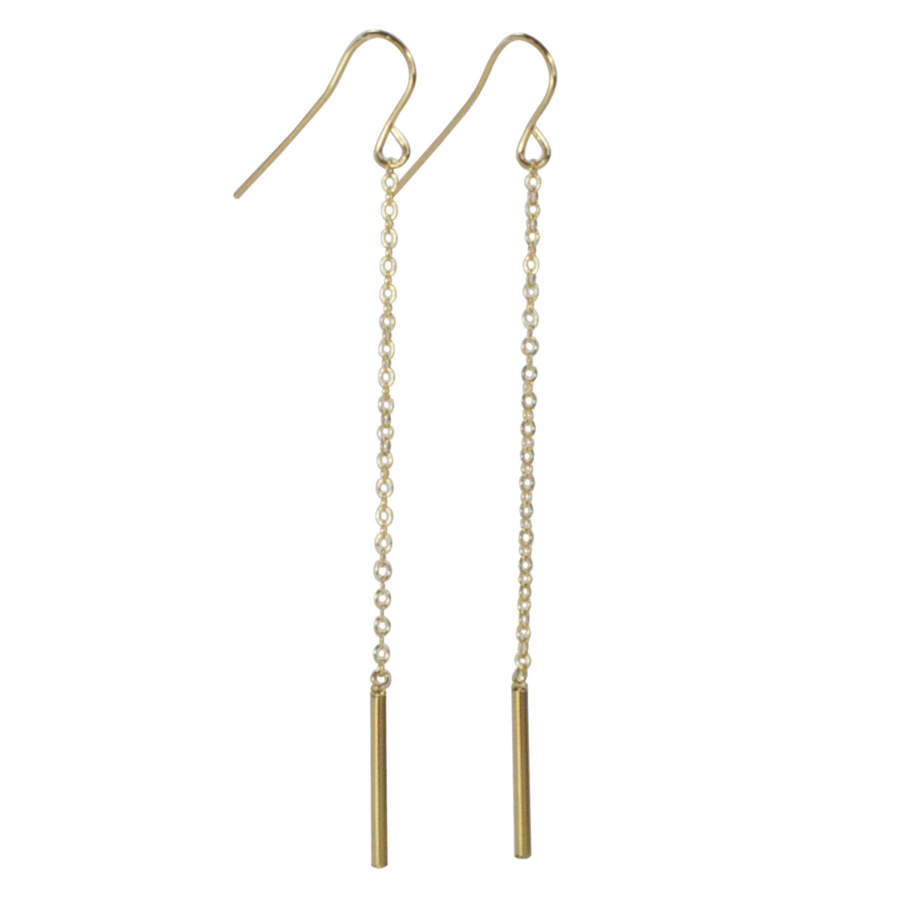 Elegant Drop Bar Earrings for Women - Dainty Gold & Silver Dangle Earrings - Perfect for Parties, Weddings & Everyday Wear