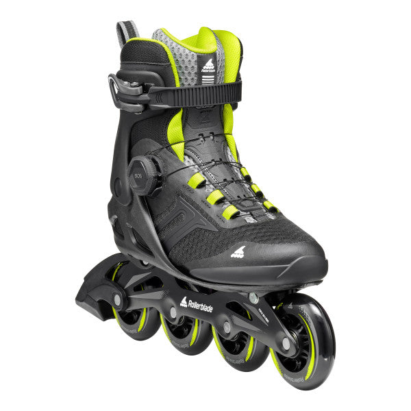 Rollerblade Macroblade 84 BOA Inline Skates for Adults - Comfortable & Adjustable Fitness Skates for Outdoor & Indoor Roller Skating, Exercise & Recreation