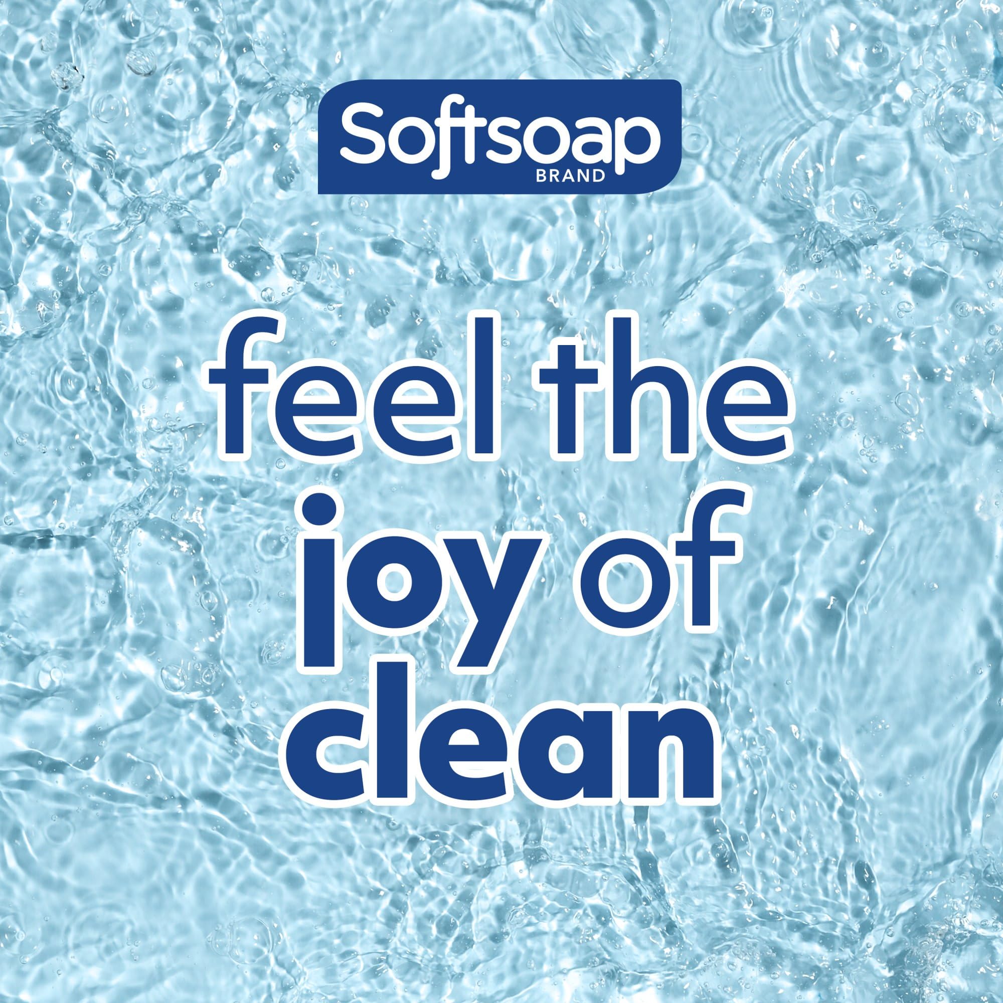Softsoap Antibacterial Liquid Hand Soap Pump - Crisp Clean Scent, 11.25 fl oz | Kills 99.9% Germs | Gentle on Skin | Perfect for Bathrooms, Kitchens & Offices
