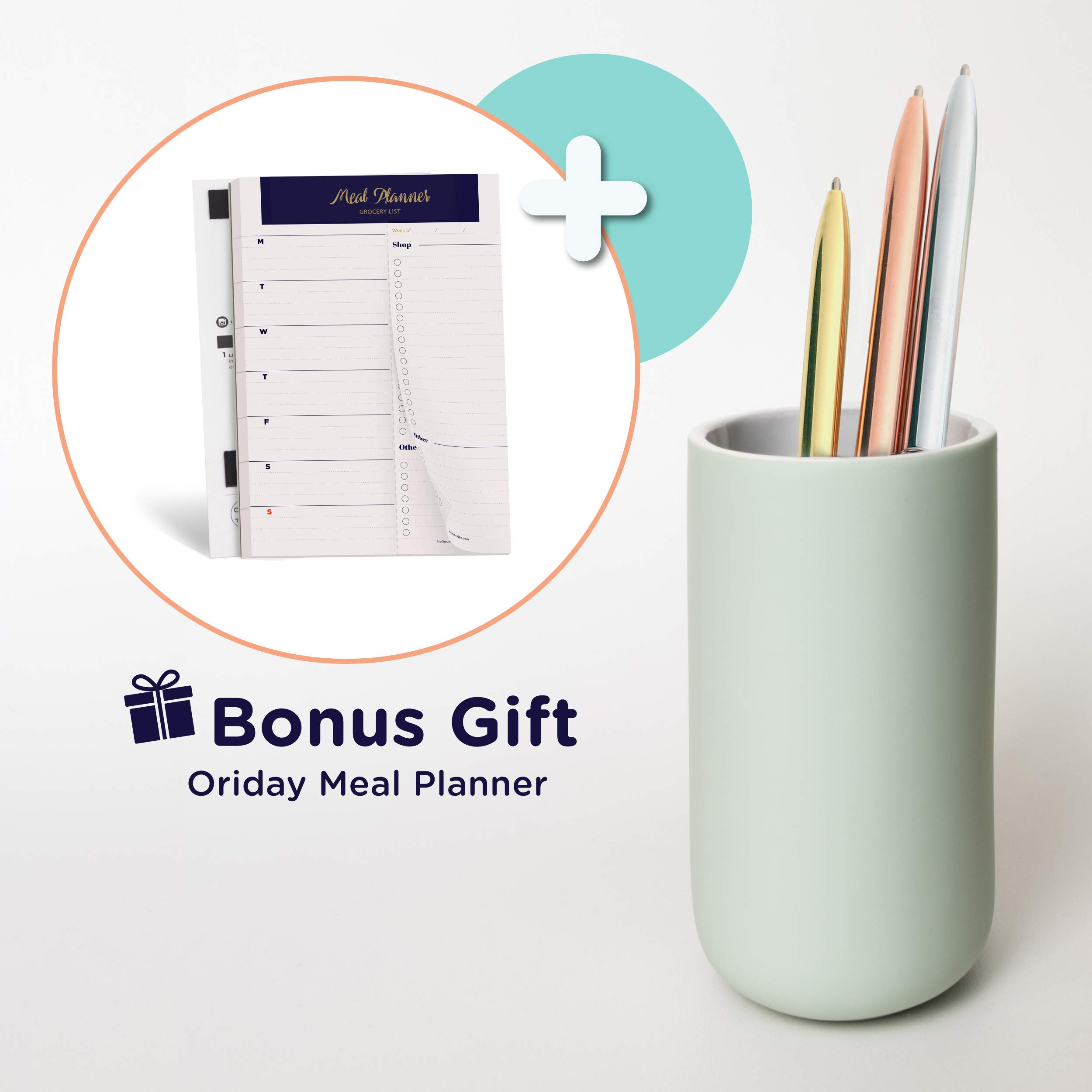 Oriday Chrome Ballpoint Slim Pens Set of 4 - Premium Lightweight Metal Ballpoint Pens with Black Ink in Elegant Gift Box | Perfect for Weddings, Bridal Showers, Graduation Gifts & Office Use (Rose Gold, Black Ink)