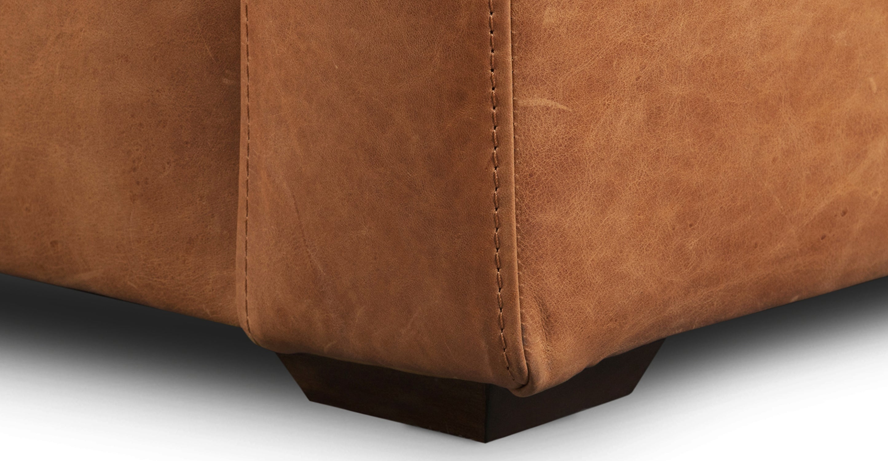 Napa 82 Leather Pull Out Convertible Sleeper Sofa - Premium Genuine Leather Sectional Couch with Chaise Lounge for Living Room, Bedroom & Guest Room | Perfect for Small Spaces, Apartments & Home Theater