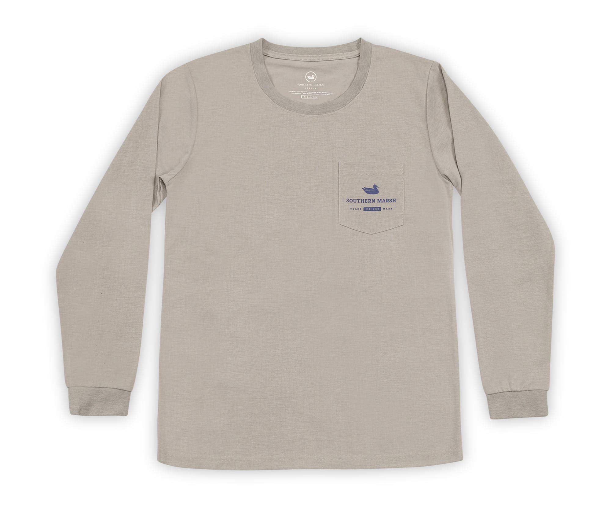 Southern Marsh LS FieldTec Comfort Tee - Island Fade | Moisture-Wicking Long Sleeve Shirt for Outdoor Activities, Hunting & Casual Wear