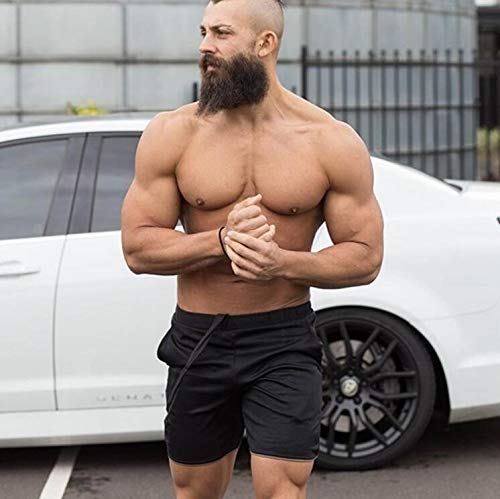 **Men's Workout Shorts - Bodybuilding, Running, Training & Gym Jogger Pants with Pockets - Perfect for Sports, Fitness & Outdoor Activities**