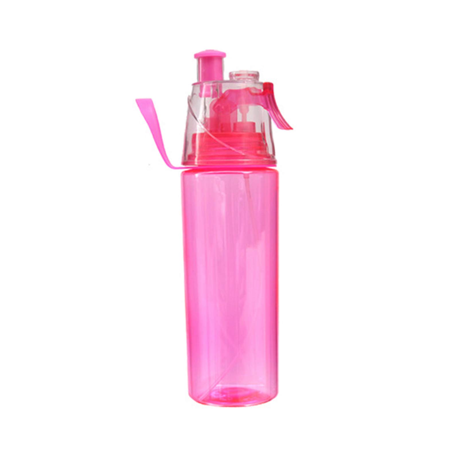 NUZYZ 600ml Plastic Water Bottle with Straw - Leakproof Sports Water Bottle for Gym, Hiking & Outdoor Activities - BPA Free Reusable Gallon Jug for Kids & Students