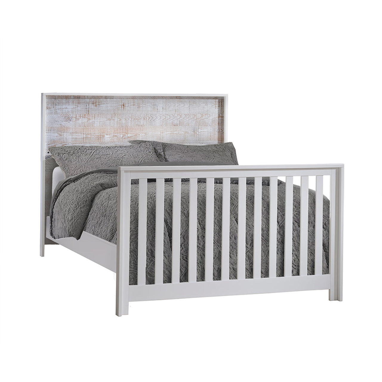 Nest Juvenile Vibe 5-in-1 Convertible Crib Without Rails - Safe Baby Crib for Nursery, Toddler Bed & Daycare Use