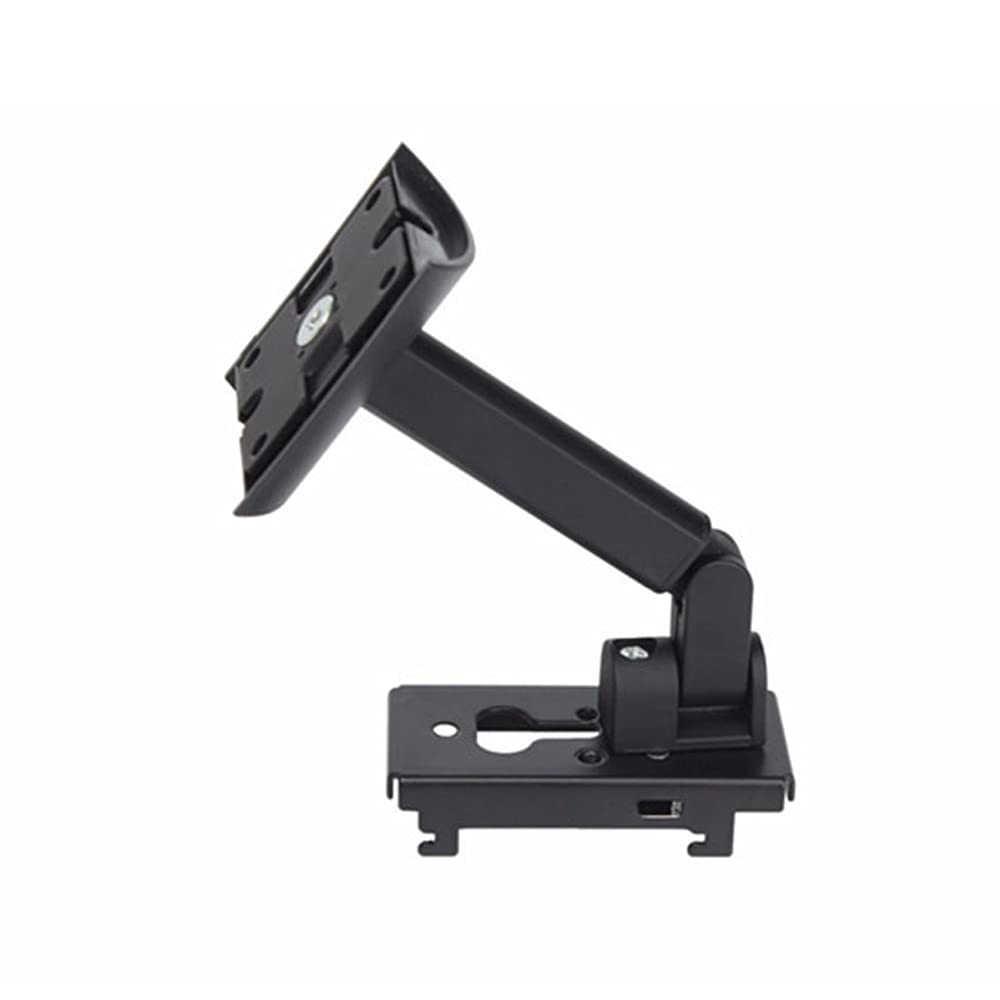 Universal Speaker Wall Mount Brackets - Adjustable Side Clamping Bookshelf Speaker Stands for Large & Small Speakers | Perfect for Home Theater, Studio & Office Audio Setup