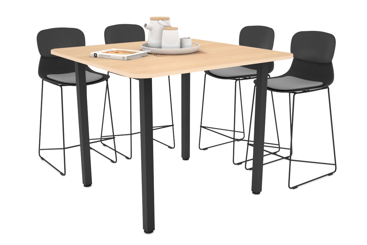 Quadro Square Legs Counter Table with Rounded Corners - 43.3