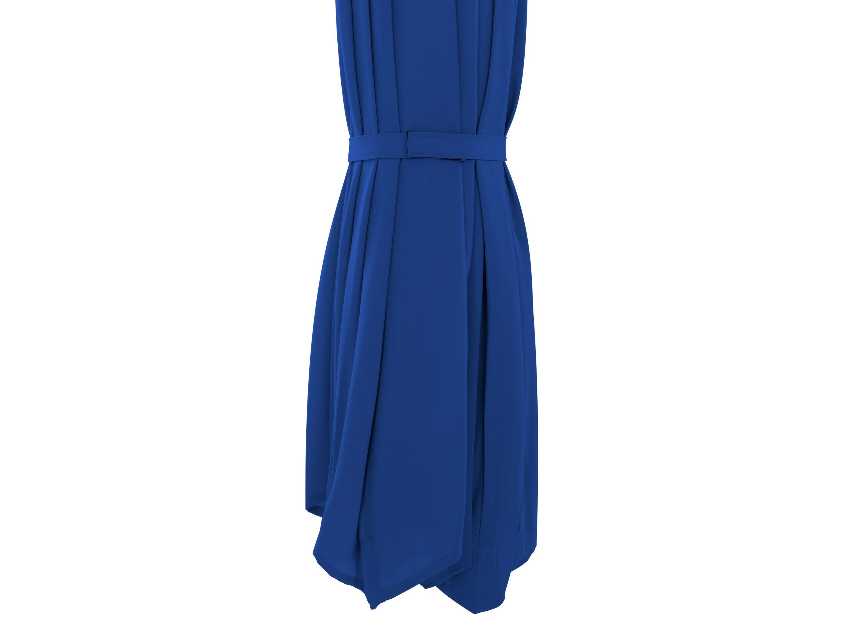 9.5ft Tilting Offset Patio Umbrella in Cobalt Blue - Perfect for Poolside, Backyard, and Outdoor Dining Areas