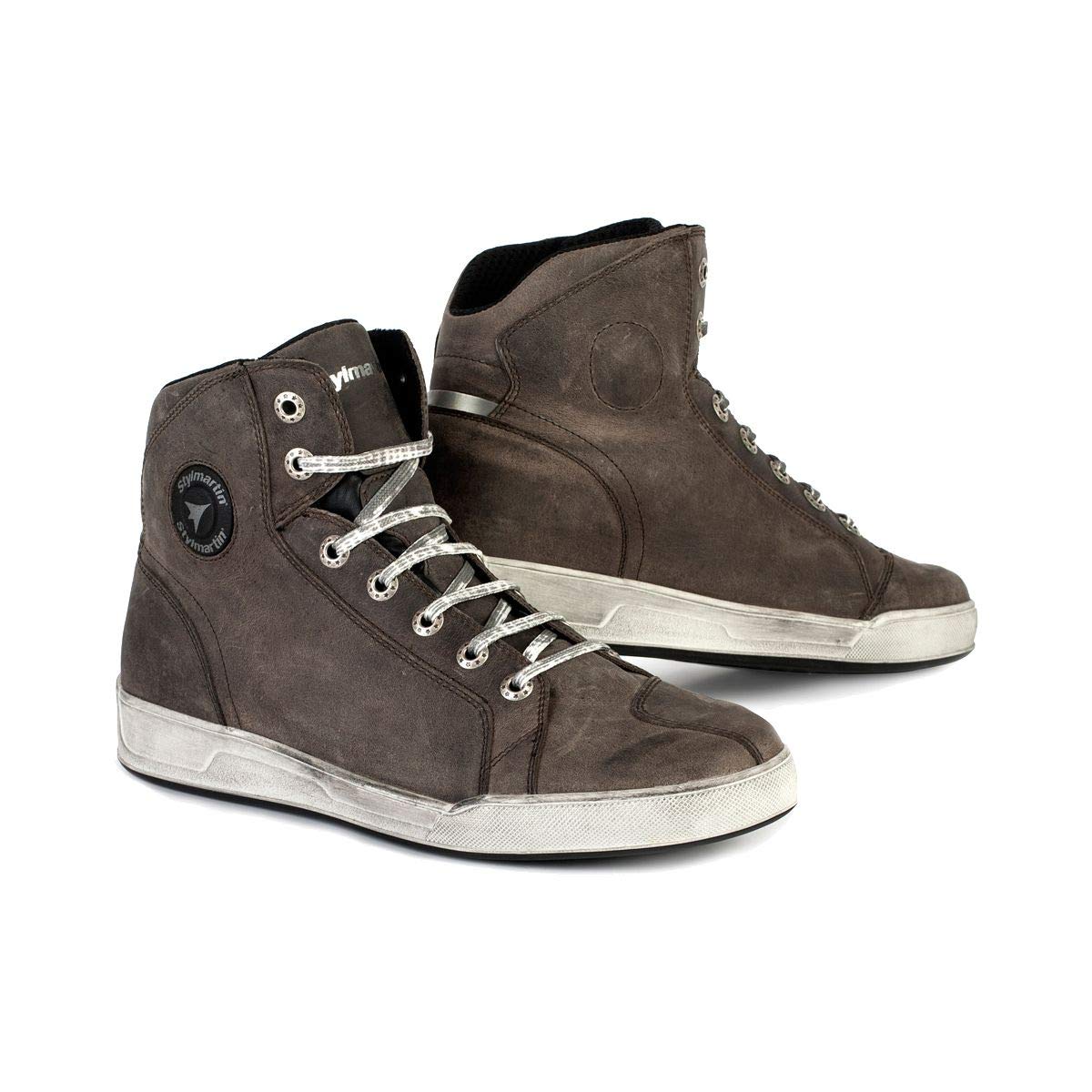 Stylmartin Marshall Urban Line Sneakers for Men & Women - Brown Casual Shoes Size 36 EU | Comfortable Walking & Everyday Wear Sneakers for Urban Lifestyle