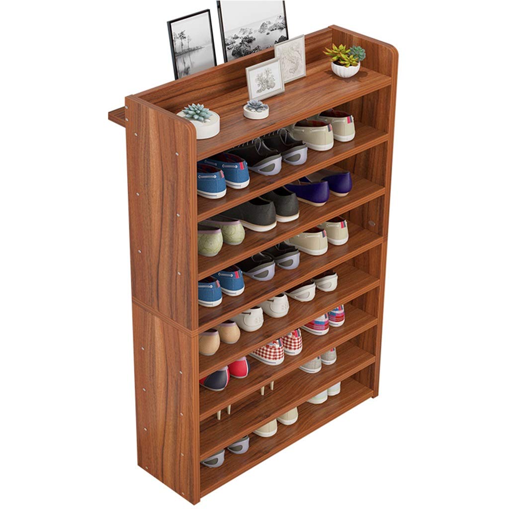 DIANDAN Over The Door Shoe Organizer - 6-Tier Space Saving Shoe Rack for Closet, Dorm, Apartment | Hanging Shoe Storage for Sneakers, Sandals & Flip Flops | Dust Proof Door Mount Shoe Shelf for Bedroom, Bathroom & Entryway