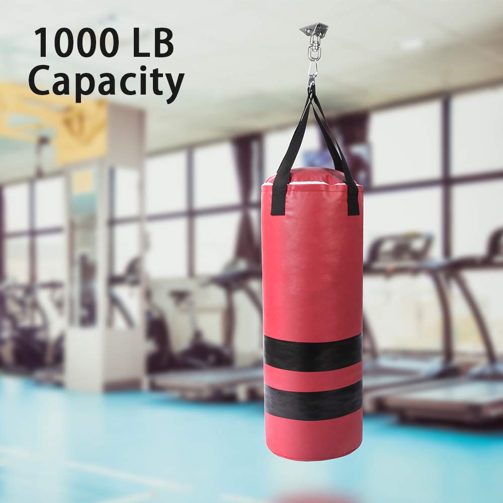 Heavy Duty 360° Swivel Swing Hangers - 2000 LB Capacity Stainless Steel Hammock Hardware (2 Pack) for Wooden Sets, Porch, Playground, Yoga & Heavy Bag - Outdoor & Indoor Swing Accessories